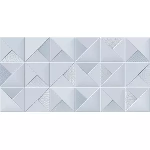 Керамическая плитка Dual Gres Rev. Origami glam blue голубой 30х60 см