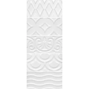 Плитка настенная Kerama Marazzi Авеллино белый структура mix 16017 15х7,4 см