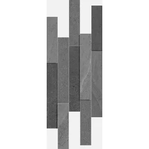 Декор Italon Контемпора Карбон Брик 3D серый 28х78 см