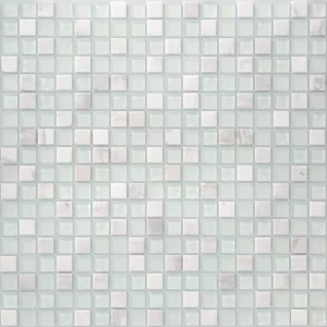Мозаика из стекла и натурального камня LeeDo Ceramica Mont Blanc белый 30,5x30,5 см