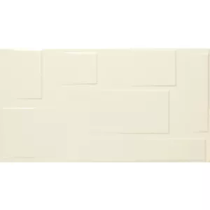 Керамическая плитка Fanal Blocks Rev. crema relieve 60х32,5 см